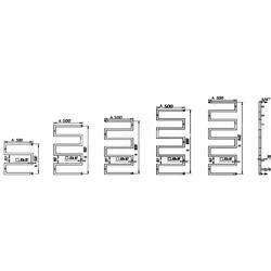 Полотенцесушитель Stinox Ultra 50x50, водяной