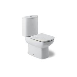 Унитаз напольный с пневмо-крышкой Duroplast Roca Dama Senso, универсальный выпуск