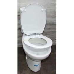 Унитаз напольный с пневмо-крышкой Duroplast Roca Victoria, горизонтальный выпуск