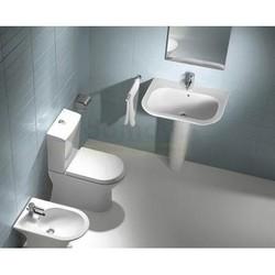 Унитаз напольный с крышкой Duroplast Roca Nexo, универсальный выпуск