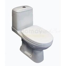 Унитаз напольный с крышкой Porta Holland-2, горизонтальный выпуск