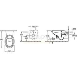 Унитаз подвесной Villeroy&Boch Amadea
