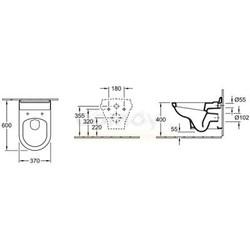 Унитаз подвесной Villeroy&Boch Hommage