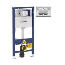 Инсталляция для унитаза Geberit Duofix Delta H112 458.102.21.1, с кнопкой