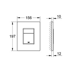 Инсталляция для унитаза Grohe Rapid SL 38772001, с кнопкой