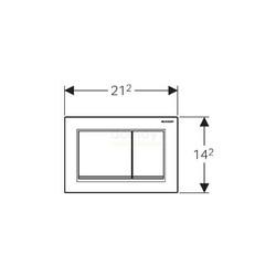 Кнопка Geberit Omega30 115.080.KJ.1