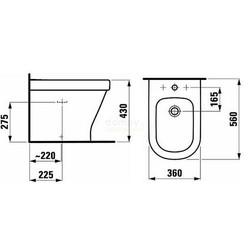 Биде напольное Laufen Lb3