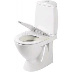 Унитаз напольный Iddis Mirro, с крышкой, горизонтальный выпуск