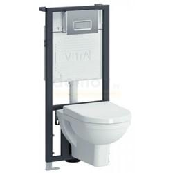 Унитаз подвесной с инсталляцией Vitra Form 300, с крышкой