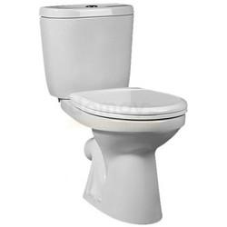 Унитаз напольный Santek Анимо, с крышкой дюропласт микролифт, косой выпуск