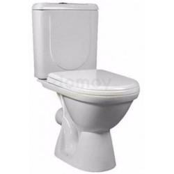 Унитаз напольный Santek Сенатор, с крышкой, горизонтальный выпуск