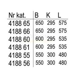 Умывальник Villeroy&Boch Architectura 55, настенный