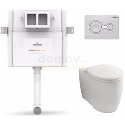 Унитаз приставной с бачком Lavinia Boho Relfix Elegant, с крышкой, универсальный выпуск