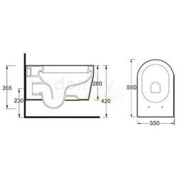 Унитаз подвесной BelBagno Genius