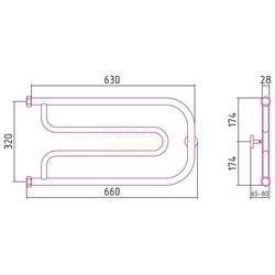 Полотенцесушитель водяной Сунержа Классика Гусли 32x65
