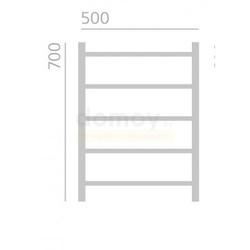 Полотенцесушитель водяной Ростела Виктория + (с пол.,нижн.подв.1/2