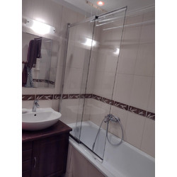 Душевая шторка Excellent Liner 110х140, хром