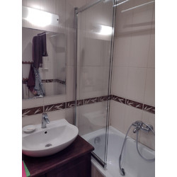 Душевая шторка Excellent Liner 110х140, хром