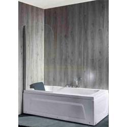 Душевая шторка Coliseum 7038 75х140 прозрачная с полосочкой