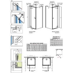 Душевой уголок Radaway Fuenta New KDJ+S 100x100 R