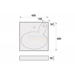 Умывальник Artel Plast APR013-17