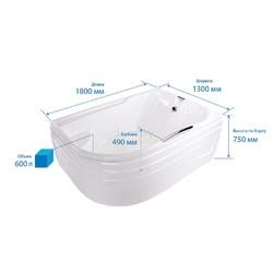 Акриловая ванна Triton Респект Экстра 180х130 Л