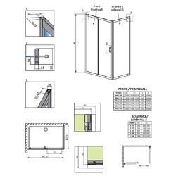 Душевой уголок Radaway Premium Plus DWJ+S 120x80