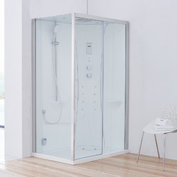 Душевая кабина с гидромассажем SSWW B1602 R 120x80 с паром