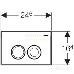 Комплект: инсталляция Geberit Duofix 458.122.21.1A346 + подвесной унитаз Roca GAP