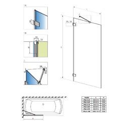 Шторка для ванны Radaway Euphoria PNJ II 90