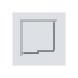 Шторка для ванны Radaway Idea Black PN DWJ+S 160x70 Left