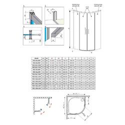 Душевой уголок Radaway Idea PDD 100Lx100R