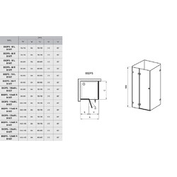 Душевой уголок Ravak Brilliant BSDPS-90/90 R, хром + транспарент