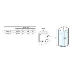 Душевой уголок Ravak SmartLine SMSKK4 80х80