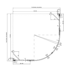 Душевой уголок Ravak SmartLine SMSKK4 90х90