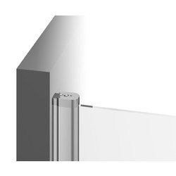 Душевой уголок Ravak Chrome CRV2-90+CRV2-100, блестящий + транспарент