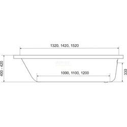 Акриловая ванна Excellent Ava 160x70 (WAAC.AVA16WH)