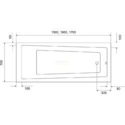 Акриловая ванна Excellent Ava 160x70 (WAAC.AVA16WH)