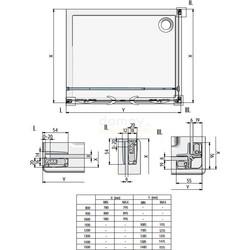 Душевой уголок ROTH (Roltechnik) GDN2/ 1200+UB/ 900