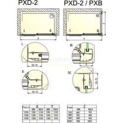 Душевая дверь ROTH (Roltechnik) PXD2N/ 1200 Design Plus (*526-1200000-00-17)