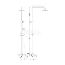 Душевая система Timo Polo SX-1100