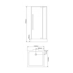 Душевая кабина с гидромассажем Wasserfalle 625 A 100x100