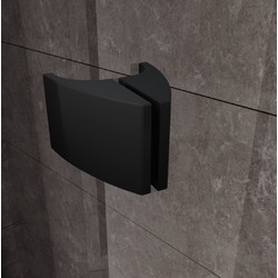 Душевой уголок Ravak Pivot PSKK3-90, чёрный + транспарент