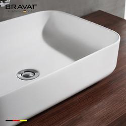 Накладной умывальник Bravat C22250W-ENG