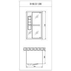 Душевая кабина с инфракрасной сауной Orans SN-96115I 120х100