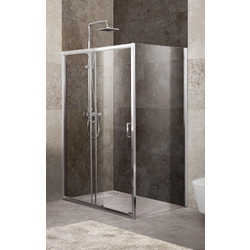 Душевой уголок BELBAGNO UNIQUE-AH-1-100/115-80-C-Cr