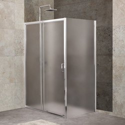 Душевой уголок BELBAGNO UNIQUE-AH-1-100/115-90-P-Cr