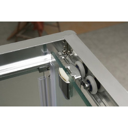 Душевой уголок BelBagno UNIQUE-AH-1-110/125-90-C-Cr