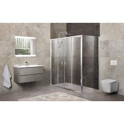 Душевой уголок BELBAGNO UNIQUE-AH-21-150/180-80-C-Cr