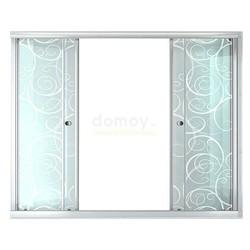 Душевая шторка для ванны Triton Аква Узоры 170